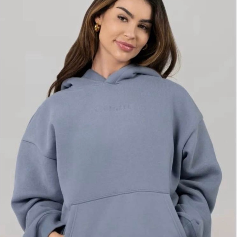 Comfy Men's Blue Hoodie